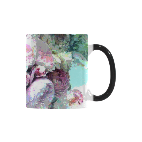 Pink Flowers Custom Morphing Mug