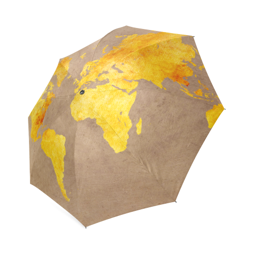 world map 23 Foldable Umbrella (Model U01)