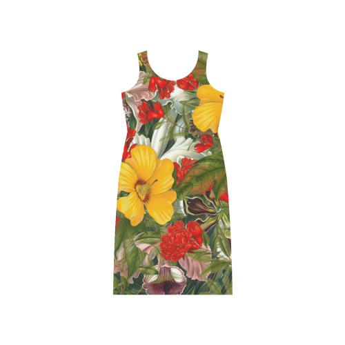 flora 1 Phaedra Sleeveless Open Fork Long Dress (Model D08)