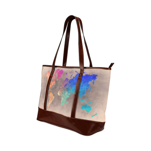 world map 25 Tote Handbag (Model 1642)