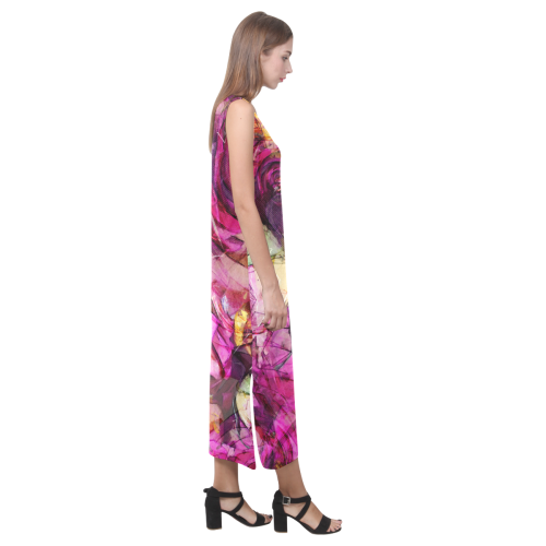 flora 4 Phaedra Sleeveless Open Fork Long Dress (Model D08)