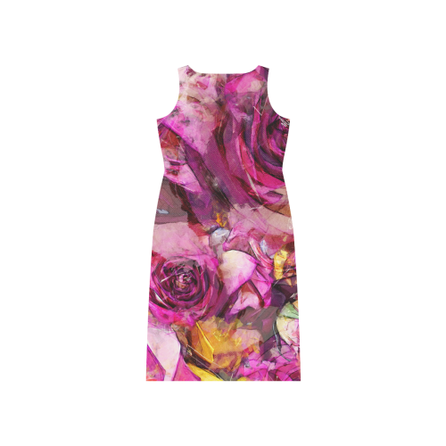 flora 4 Phaedra Sleeveless Open Fork Long Dress (Model D08)