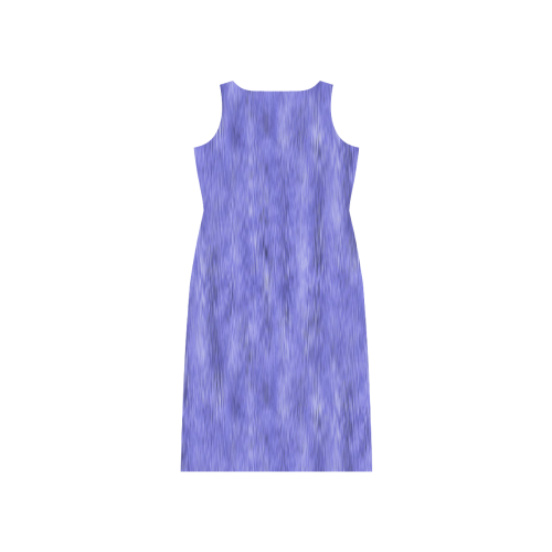 Blue Purple and Lavender Ombre Phaedra Sleeveless Open Fork Long Dress (Model D08)