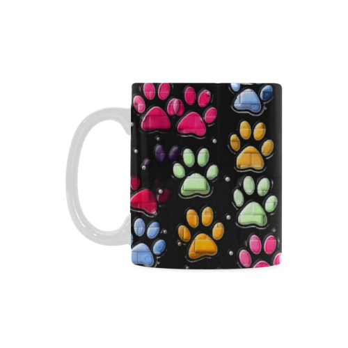 On silent Paws by Nico Bielow White Mug(11OZ)