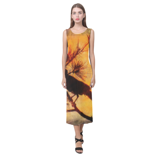 Ravenpaint by Martina Webster Phaedra Sleeveless Open Fork Long Dress (Model D08)