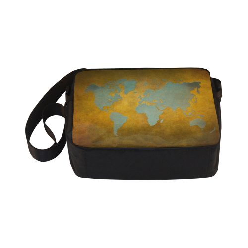 world map 34 Classic Cross-body Nylon Bags (Model 1632)