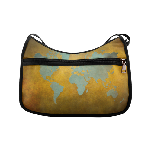 world map 34 Crossbody Bags (Model 1616)