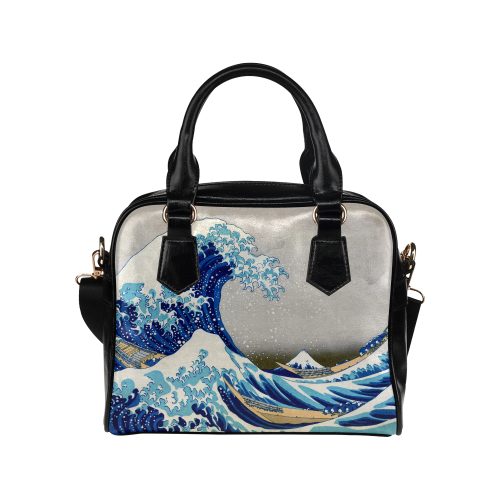 Great Wave Off Kanagawa Hokusai Shoulder Handbag (Model 1634)