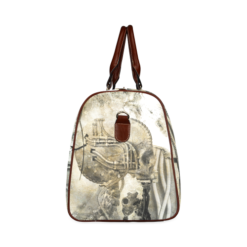 Awesome technical skull, vintage design Waterproof Travel Bag/Large (Model 1639)