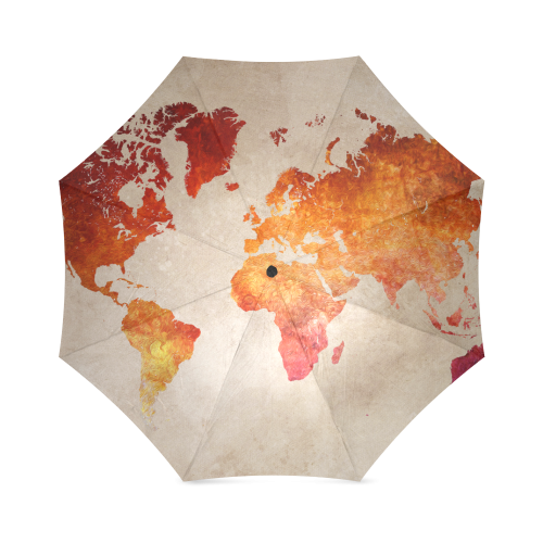 world map 33 Foldable Umbrella (Model U01)