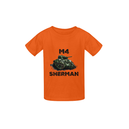 Sherman Tank Kid's  Classic T-shirt (Model T22)