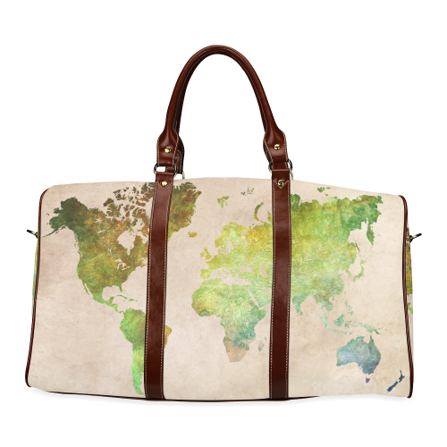 world map 32 Waterproof Travel Bag/Small (Model 1639)