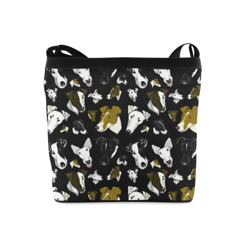 Smooth fox Terrier black Crossbody Bags (Model 1613)