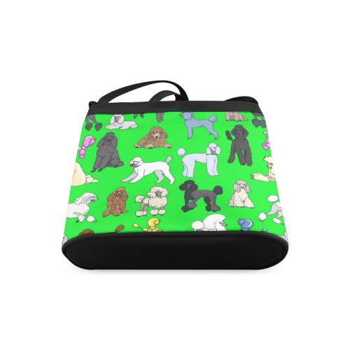 poodles lime Crossbody Bags (Model 1613)