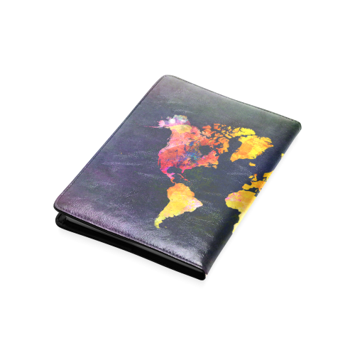 world map 31 Custom NoteBook A5