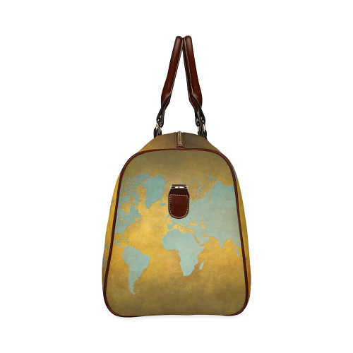 world map 34 Waterproof Travel Bag/Small (Model 1639)