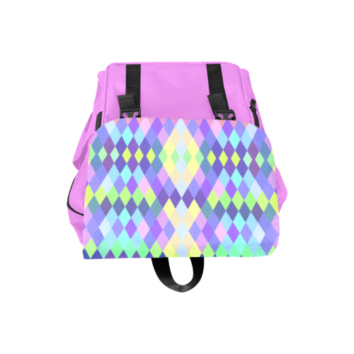 Abstract Casual Shoulders Backpack (Model 1623)