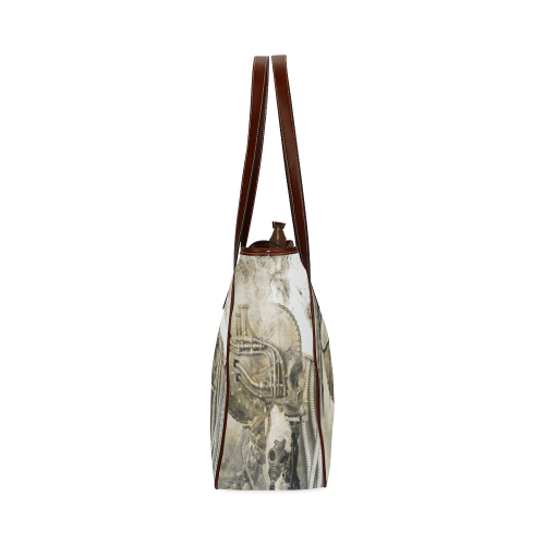 Awesome technical skull, vintage design Classic Tote Bag (Model 1644)