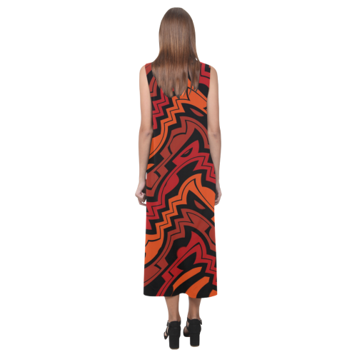 Heat Wave Phaedra Sleeveless Open Fork Long Dress (Model D08)