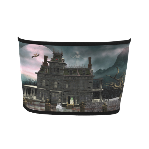 A creepy darkness halloween haunted house Bandeau Top