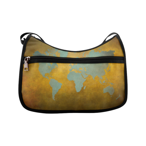world map 34 Crossbody Bags (Model 1616)