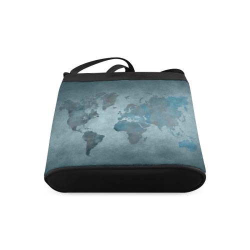 world map 35 Crossbody Bags (Model 1613)