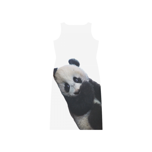 Panda Phaedra Sleeveless Open Fork Long Dress (Model D08)