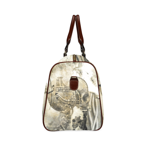 Awesome technical skull, vintage design Waterproof Travel Bag/Large (Model 1639)