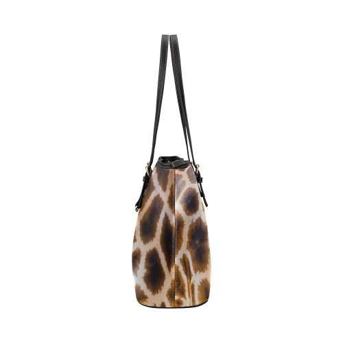 Giraffe Leather Leather Tote Bag/Large (Model 1651)