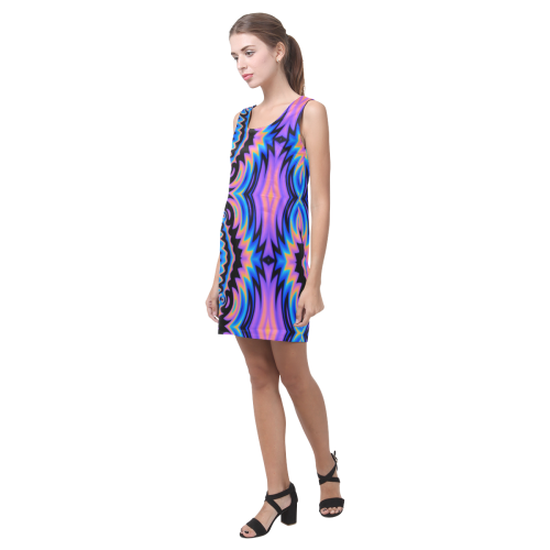 Psychedelic Tribe Helen Sleeveless Dress (Model D10)