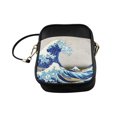 Great Wave Off Kanagawa Hokusai Sling Bag (Model 1627)