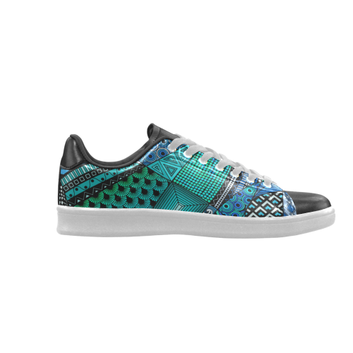 Blue Green Tangles by ArtformDesigns