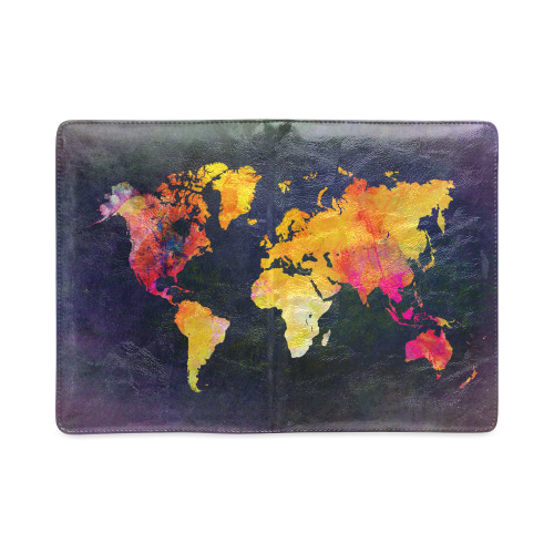 world map 31 Custom NoteBook A5