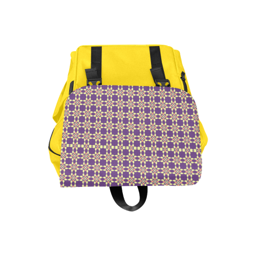 Purple Casual Shoulders Backpack (Model 1623)