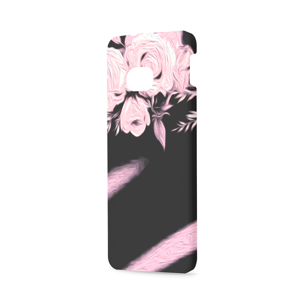 Pink Roses Hard Case For Htc One M7 3d Id D644026