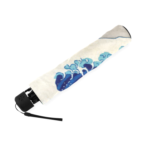 Great Wave Off Kanagawa Hokusai Foldable Umbrella (Model U01)