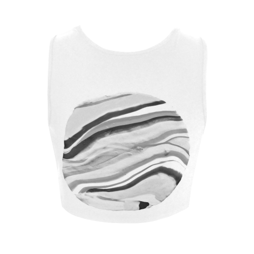 SHADOW OF OURSELVES Women's Crop Top (Model T42)