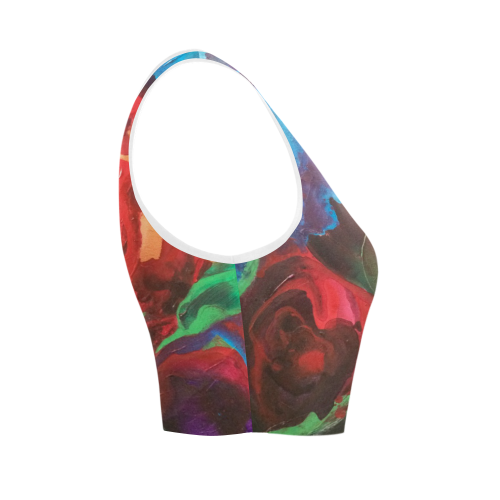 The Tulips Came Early Women's Crop Top (Model T42)