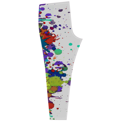 CRAZY multicolored SPLASHES / SPLATTER / SPRINKLE Cassandra Women's Leggings (Model L01)