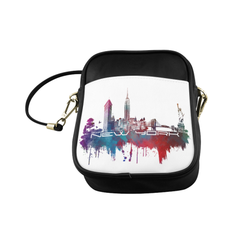 New York City skyline 2 Sling Bag (Model 1627)