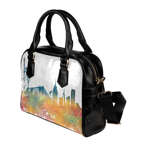 New York City skyline 3 Shoulder Handbag (Model 1634)