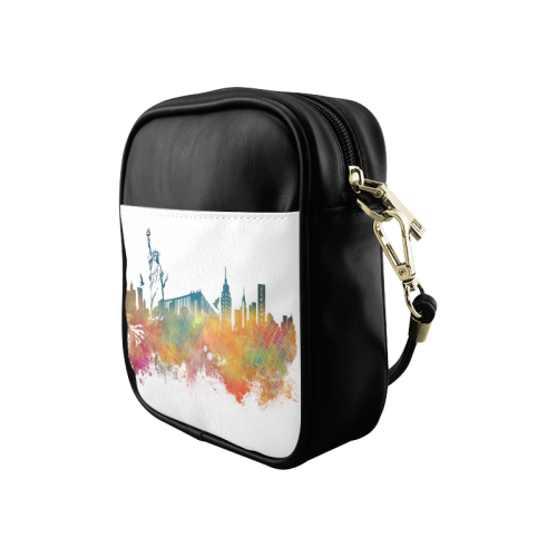 New York City skyline 3 Sling Bag (Model 1627)