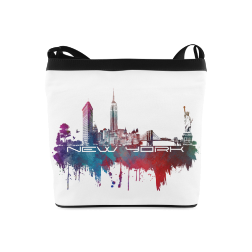 New York City skyline 2 Crossbody Bags (Model 1613)