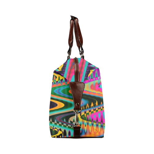 WAVES DISTORTION chevrons multicolored Classic Travel Bag (Model 1643)