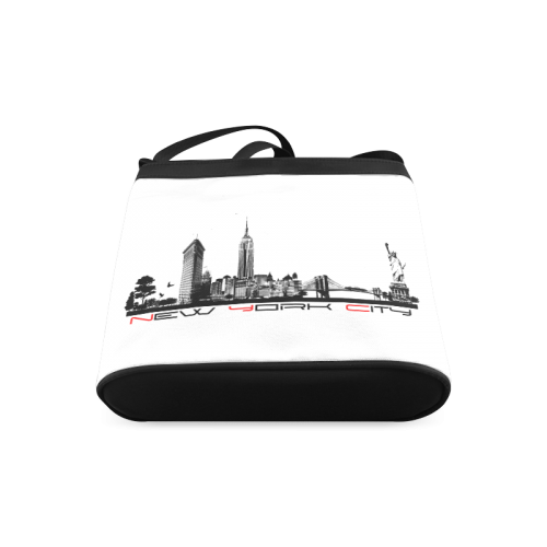 New York City skyline 6 Crossbody Bags (Model 1613)