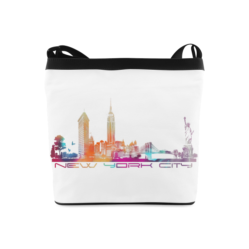 New York City skyline 5 Crossbody Bags (Model 1613)