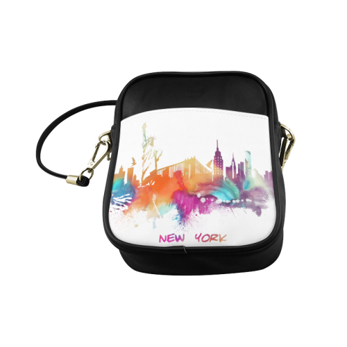 New York City skyline 8 Sling Bag (Model 1627)