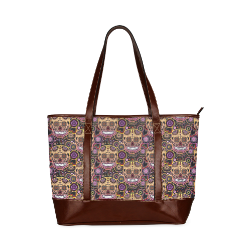 candy sugar skull Tote Handbag (Model 1642)