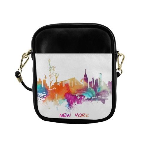 New York City skyline 8 Sling Bag (Model 1627)