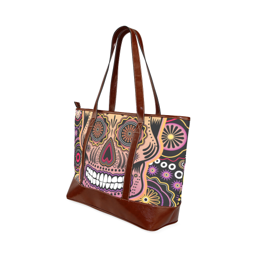 candy sugar skull Tote Handbag (Model 1642)